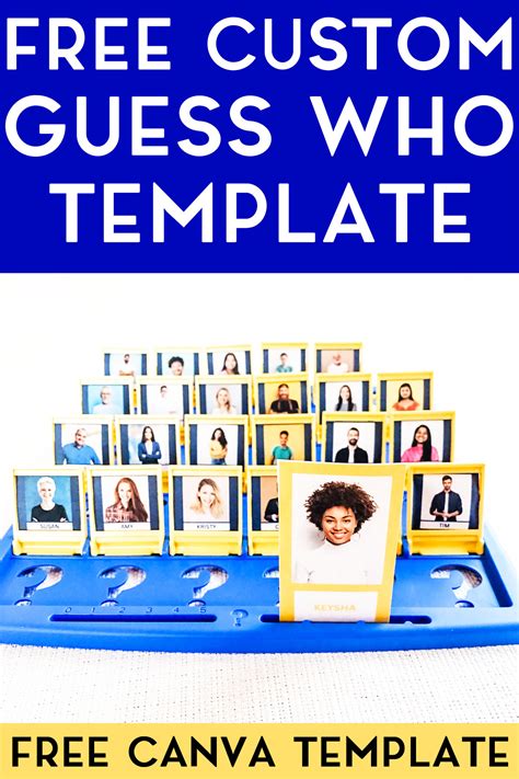 guess who game printable|guess who template free printable.